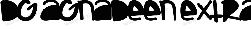 DG Agnadeen Extra bo字体转换